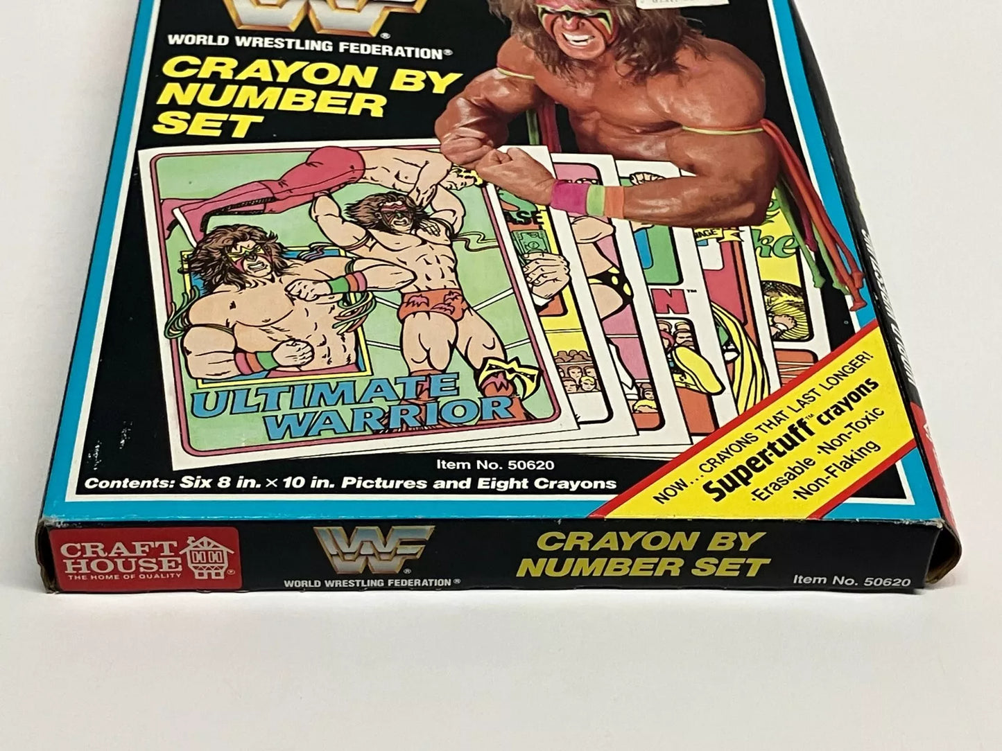 WWF Crayons by Number Ultimate Warrior 1990