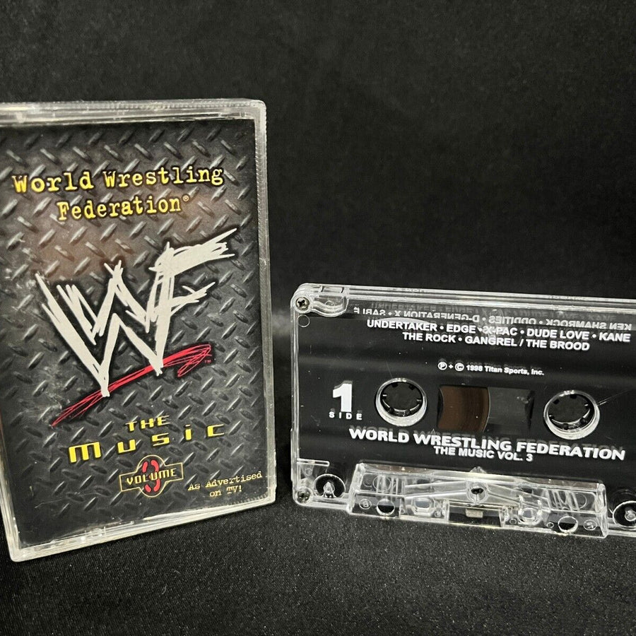 WWF The Music, Volume 3 1998 Cassette Music CDs PWcatalog