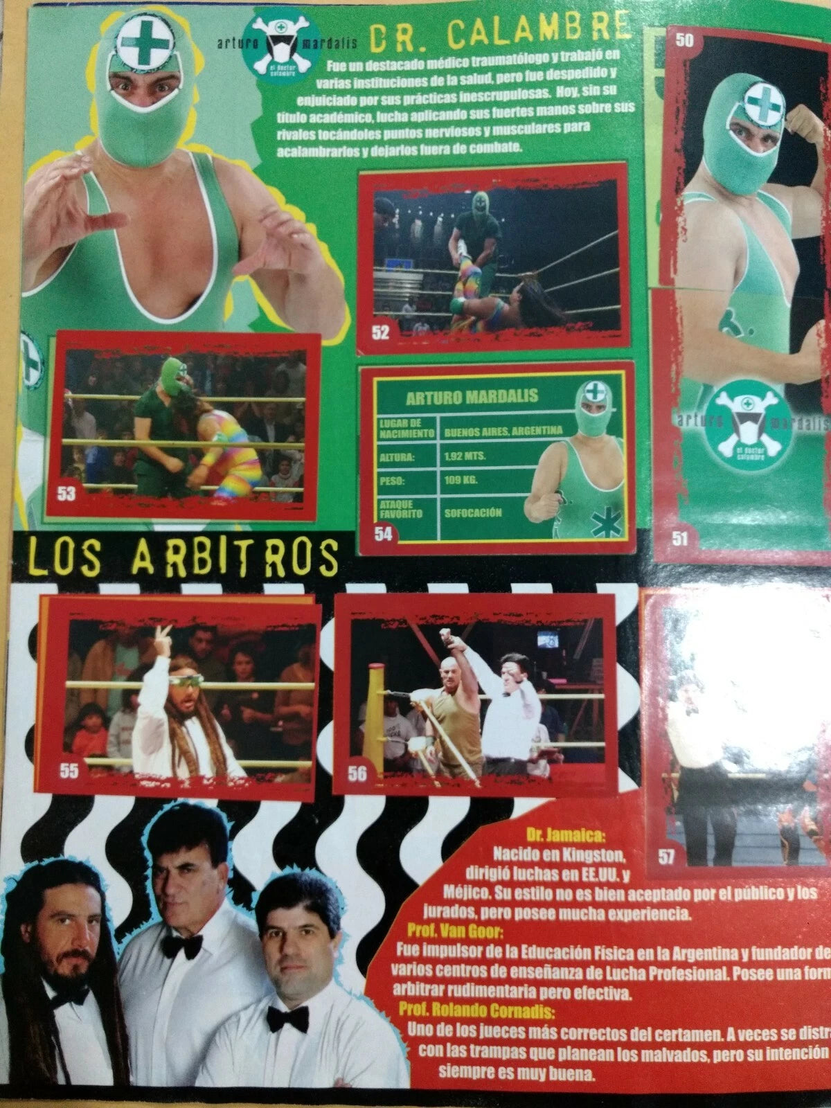 100% Lucha Stickers Album From Argentina Stickers Album PW Catalog