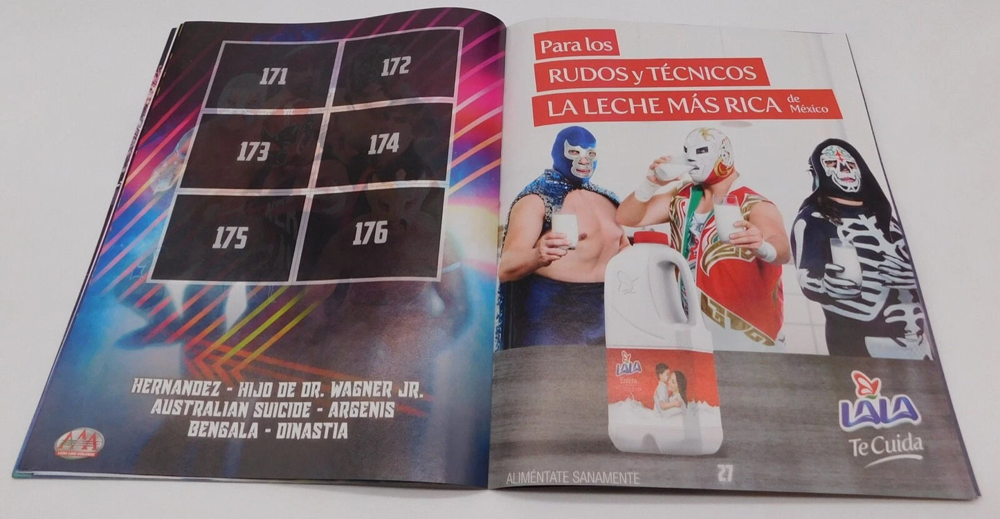 AAA Gira Conquista Stickers Album 2019 From Mexico Stickers Album PW Catalog