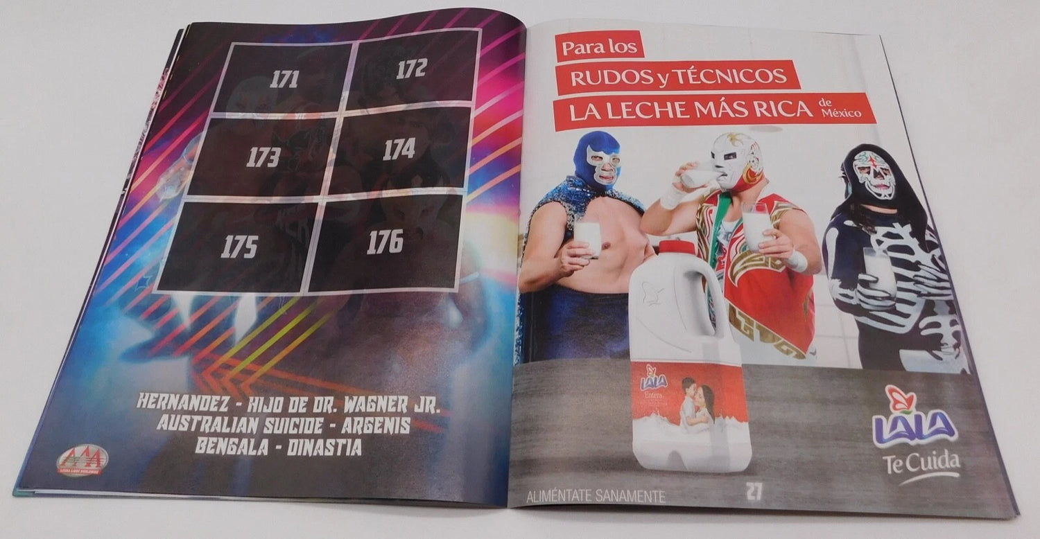 AAA Gira Conquista Stickers Album 2019 From Mexico Stickers Album PW Catalog