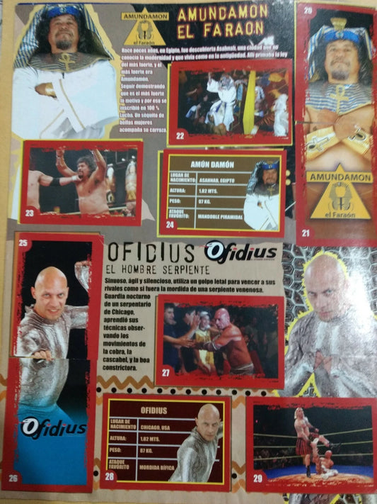 100% Lucha Stickers Album From Argentina Stickers Album PW Catalog