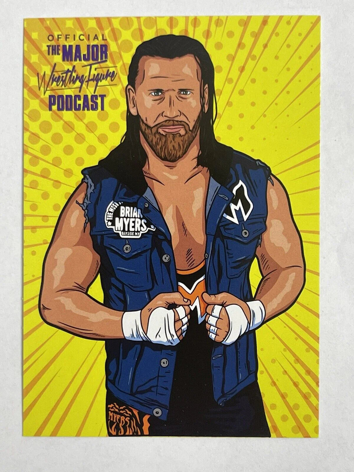 Major Wrestling Figure Podcast Major Bendies Series 1 Brian Myers Action & Toy Figures PWcatalog