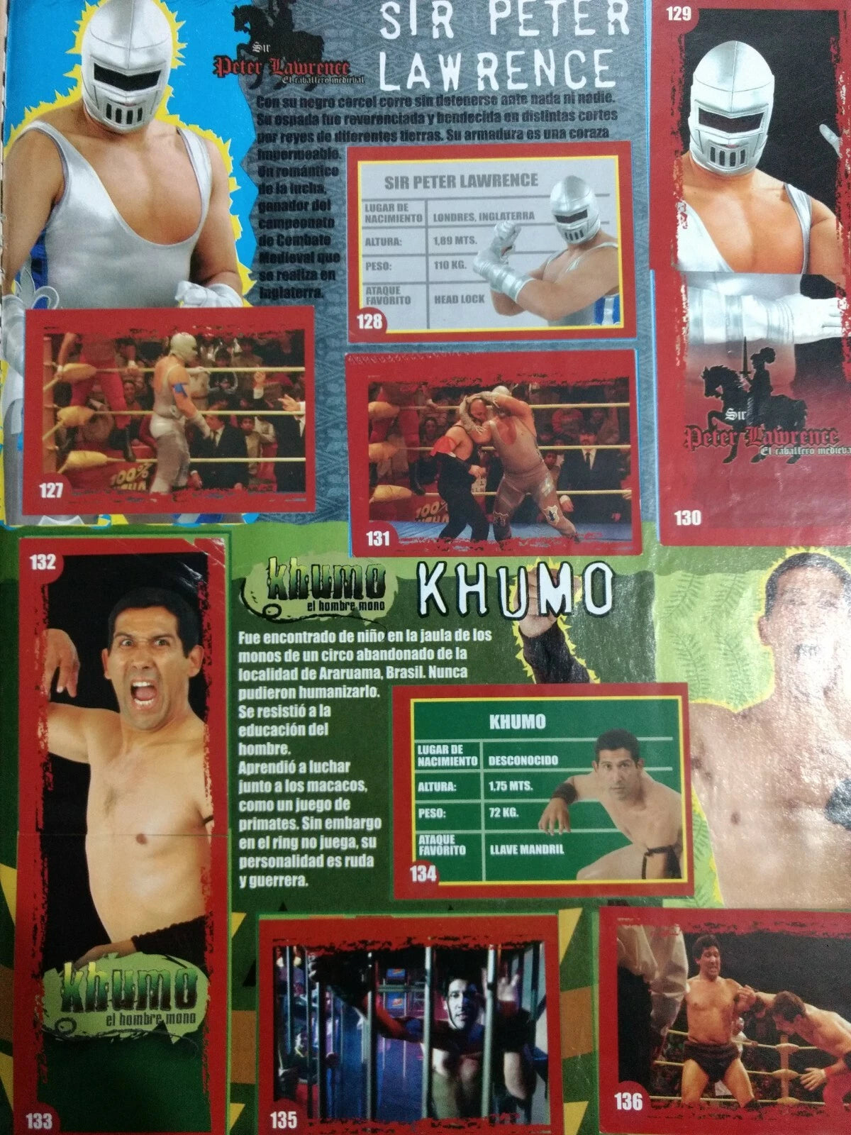 100% Lucha Stickers Album From Argentina Stickers Album PW Catalog