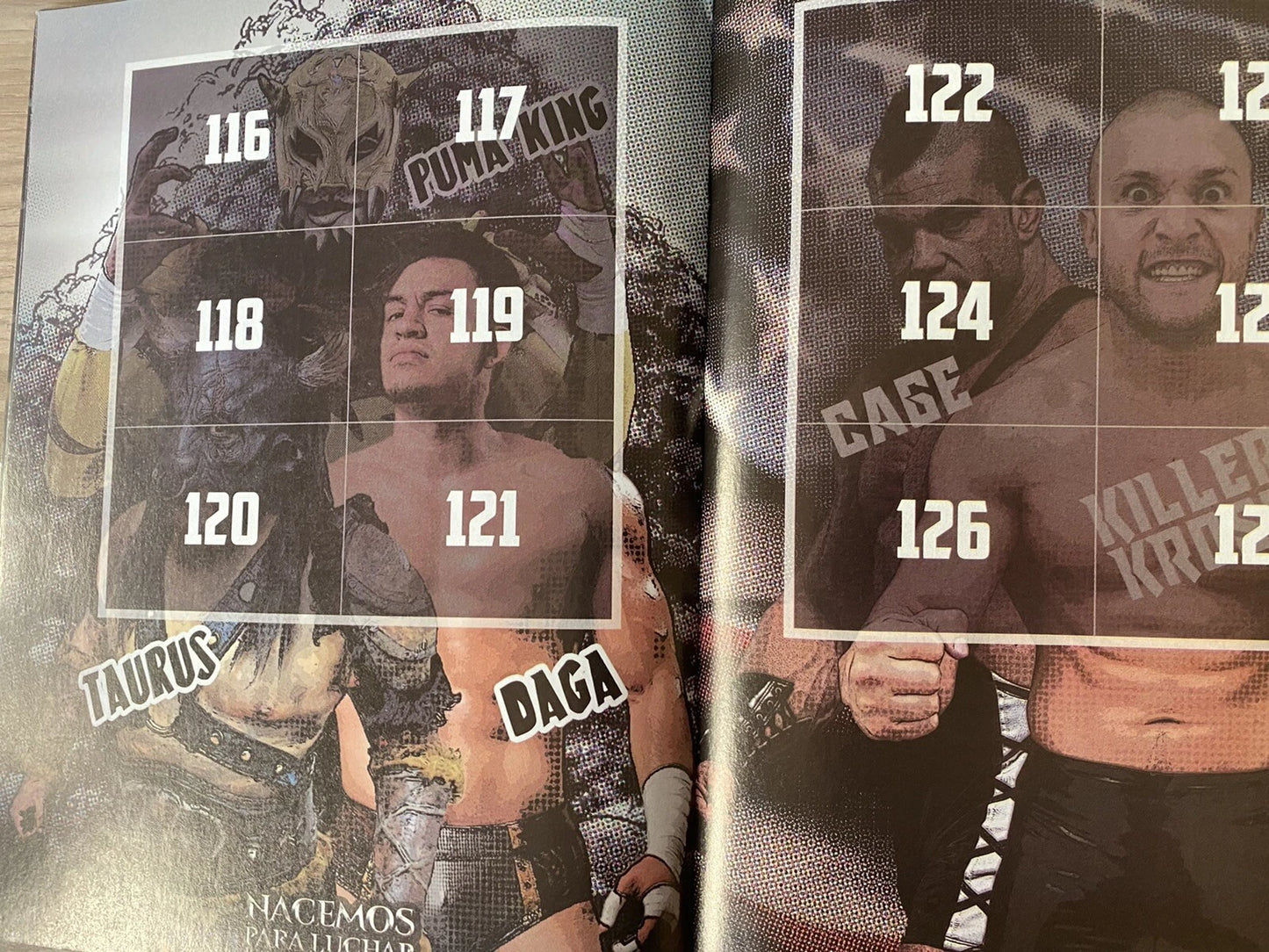 AAA Triplemania XXVII Blue Demon vs. Wagner Stickers Album 2019 From Mexico Stickers Album PW Catalog