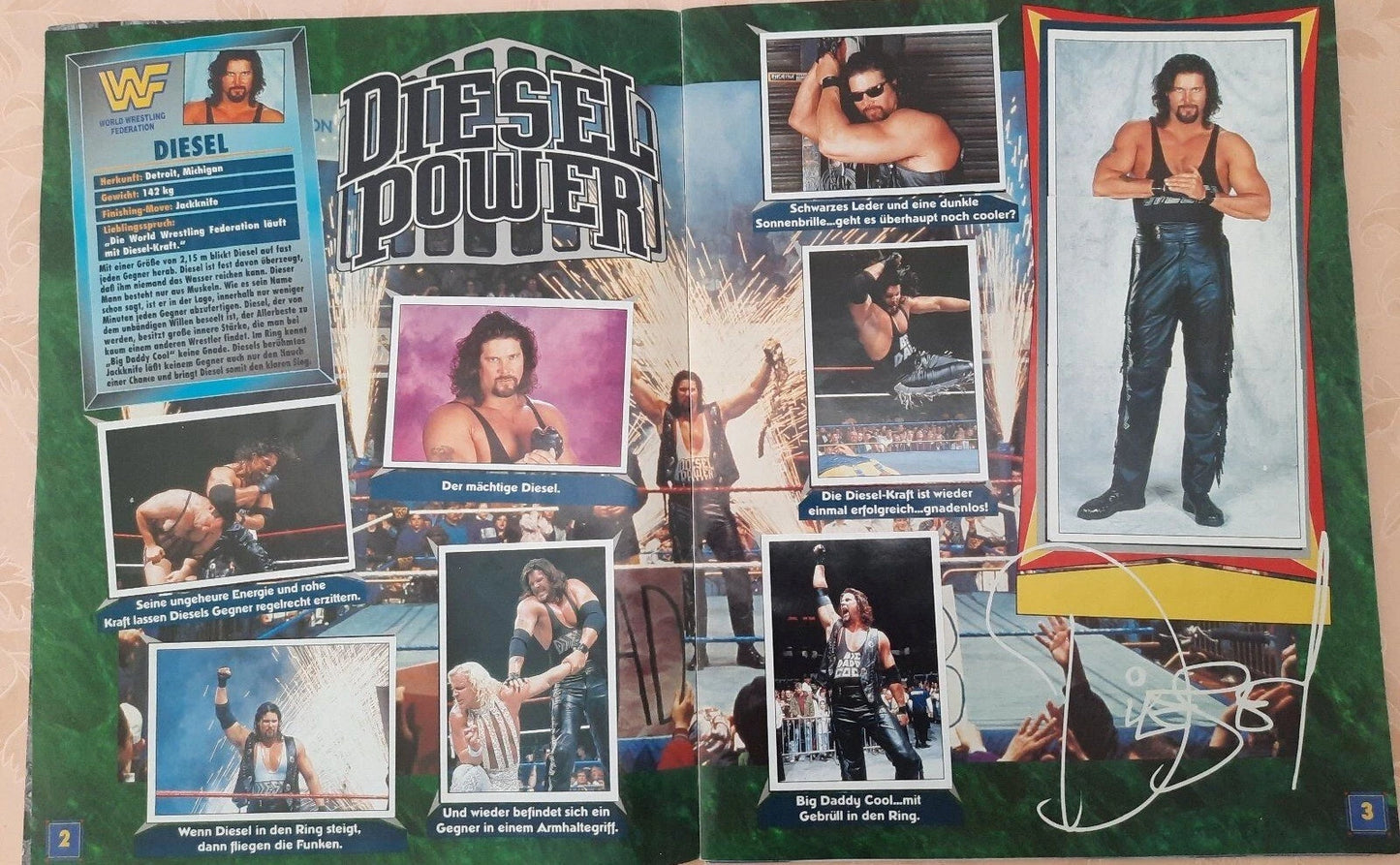 WWF Stickers Album 1995 Stickers Album PW Catalog