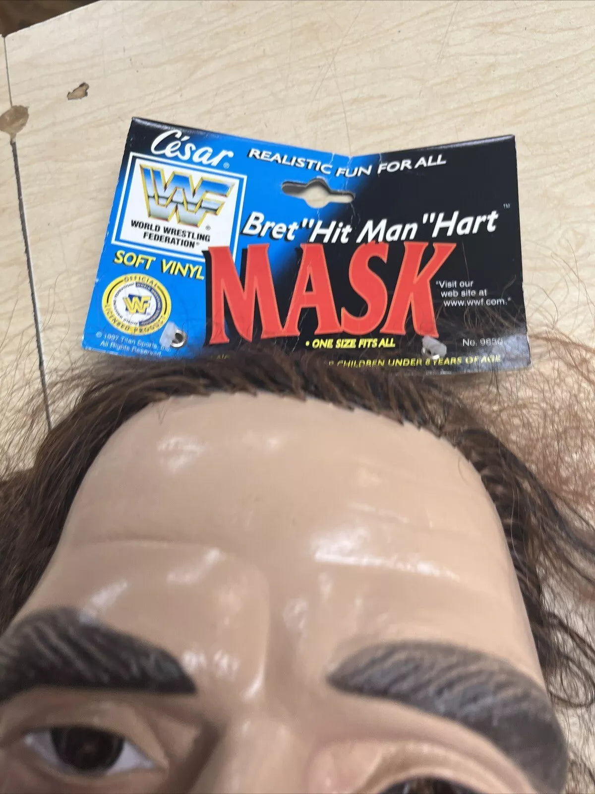 Hart's Mask WWF Bret Hart Mask by Cesar 1999 – PW Catalog