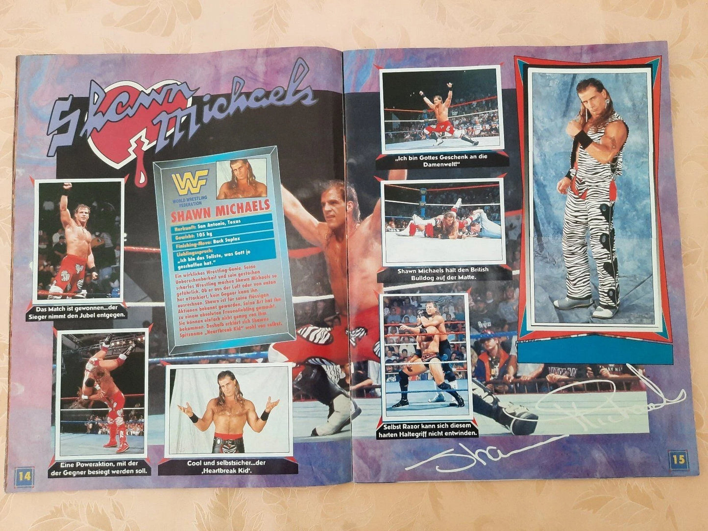 WWF Stickers Album 1995 Stickers Album PW Catalog