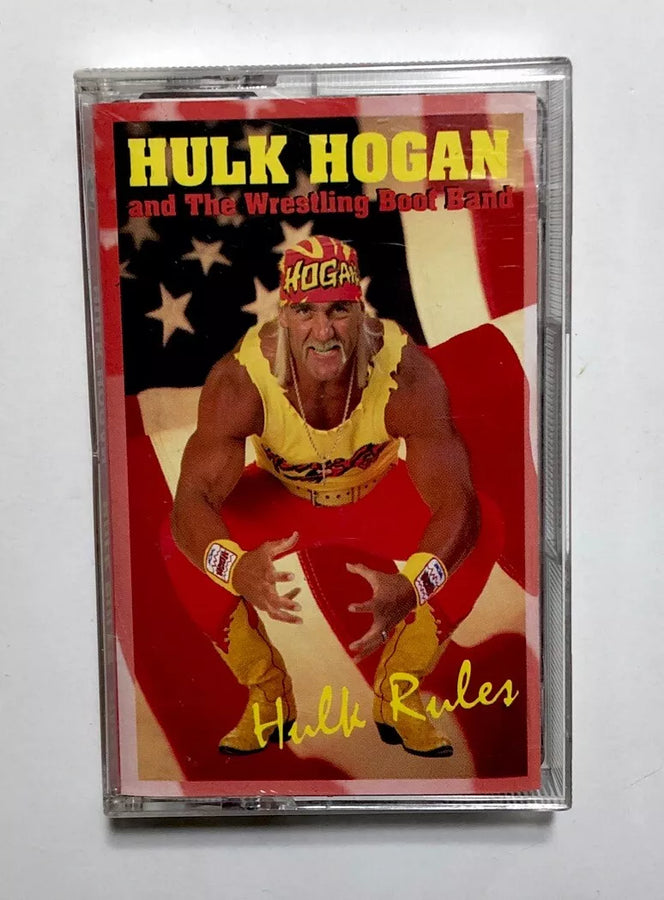 Hulk Hogan And The Wrestling Boot Band – Hulk Rules 1995 cassette Music CDs PWcatalog