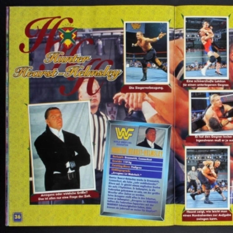 WWF Stickers Album 1995 Stickers Album PW Catalog