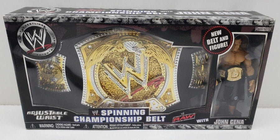 2006 WWE Jakks Pacific Spinning Championship Belt [With John Cena] Action & Toy Figures PWcatalog
