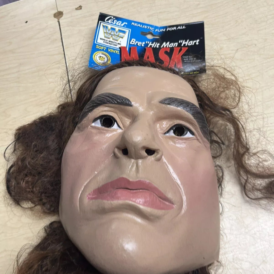 WWF Bret Hart Mask by Cesar 1999 PWcatalog