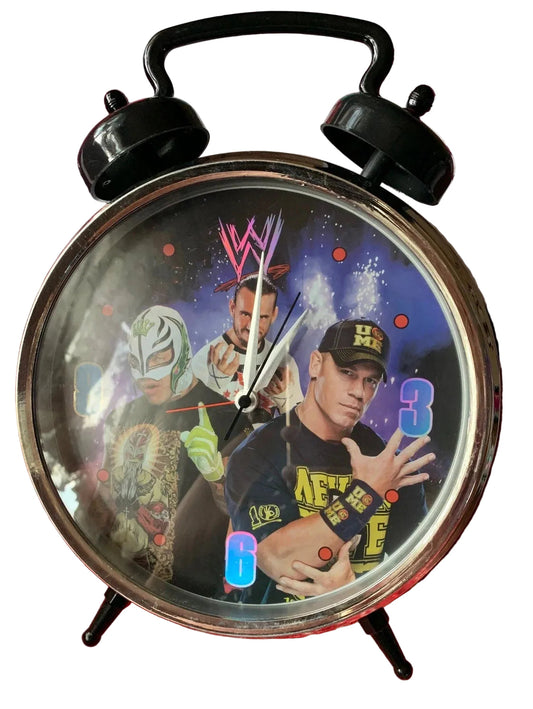 WWE Twin bell alarm clock John Cena, Rey Mysterio & CM Punk Watches PWcatalog