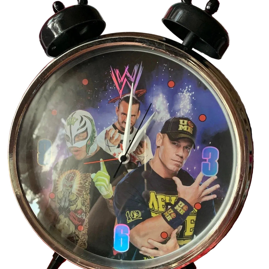 WWE Twin bell alarm clock John Cena, Rey Mysterio & CM Punk Watches PWcatalog