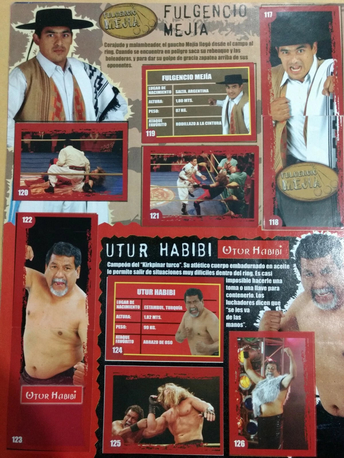 100% Lucha Stickers Album From Argentina Stickers Album PW Catalog