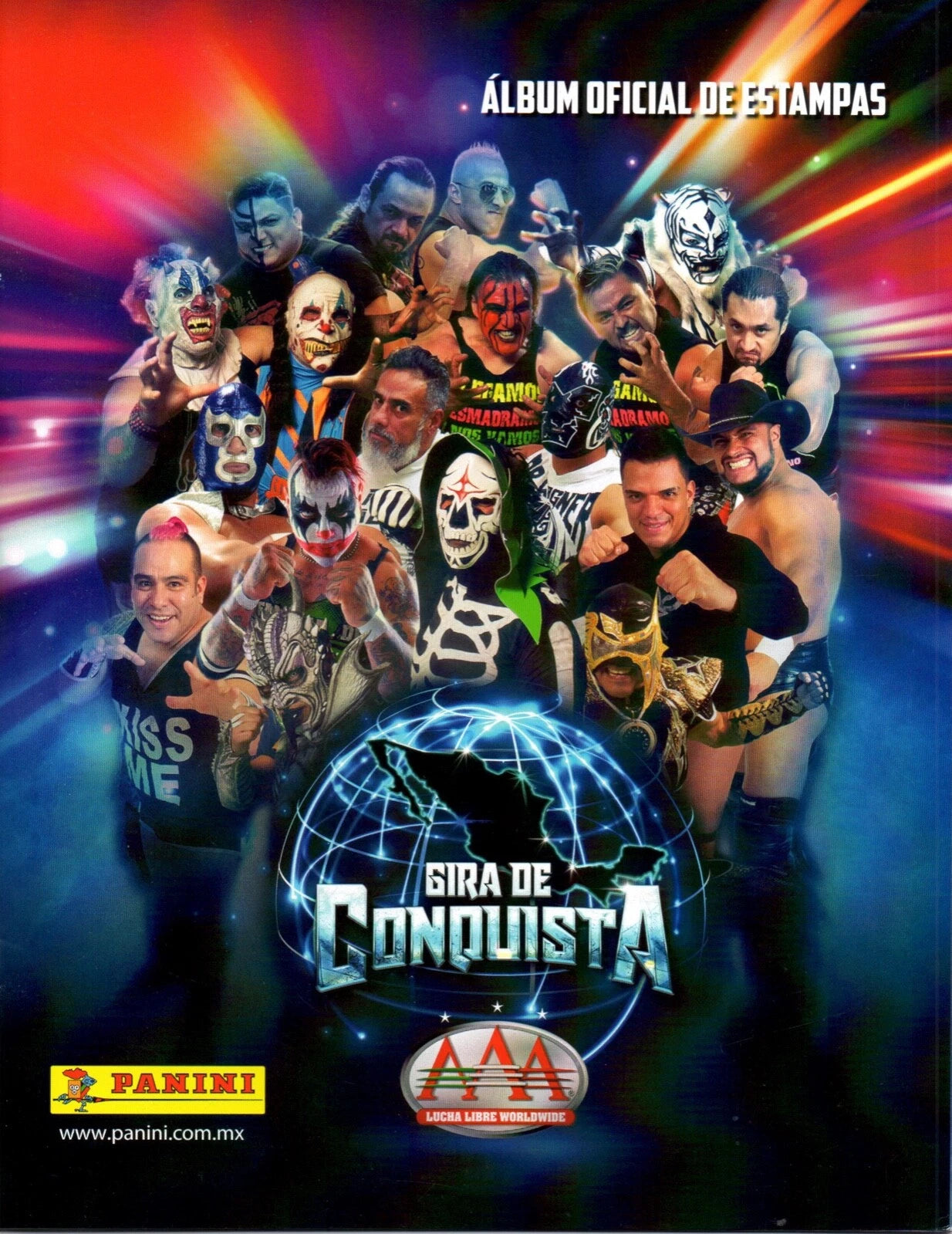 AAA Gira Conquista Stickers Album 2019 From Mexico Stickers Album PW Catalog
