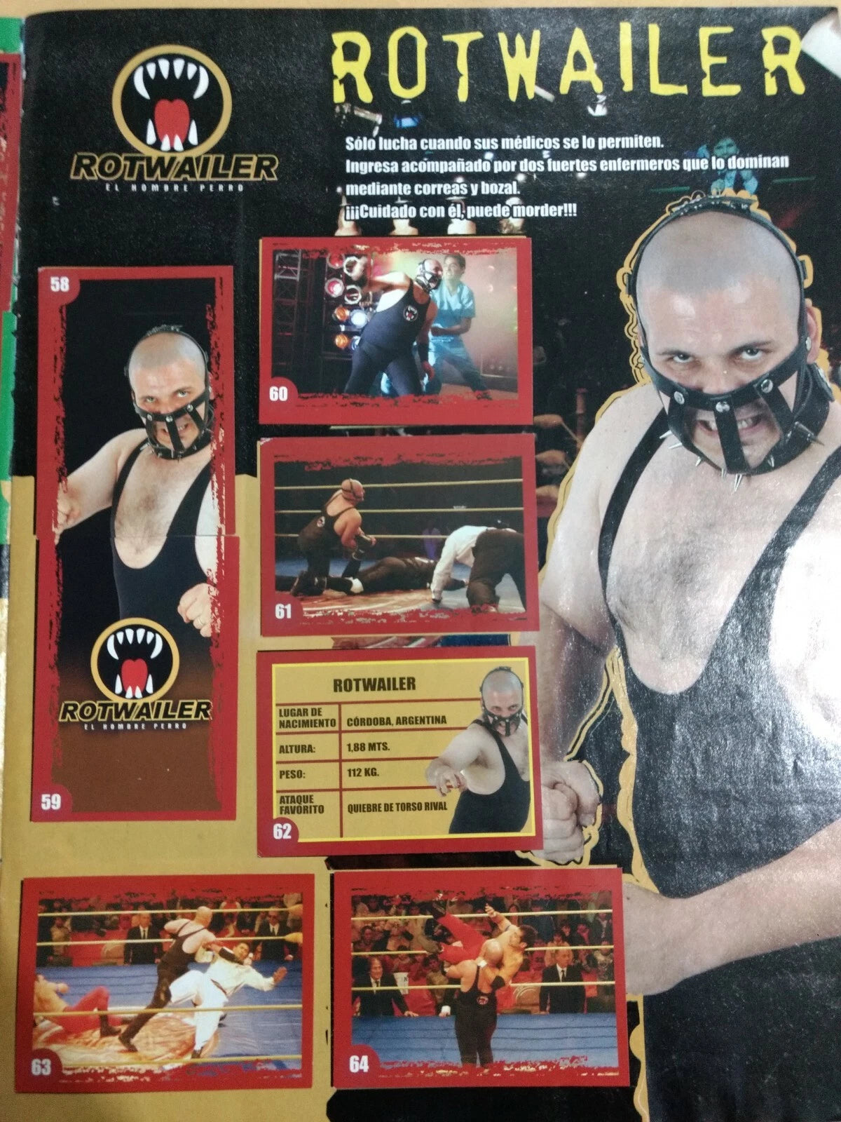 100% Lucha Stickers Album From Argentina Stickers Album PW Catalog