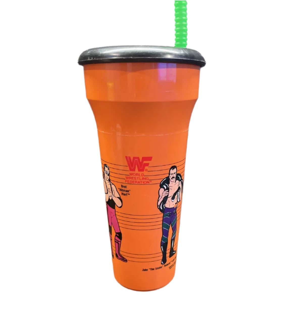 WWF Orange Water Bottle 1990 PWcatalog