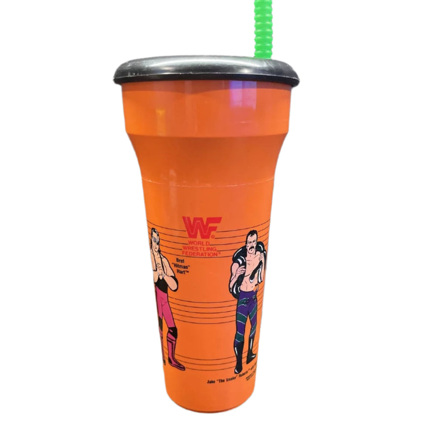 WWF Orange Water Bottle 1990 PWcatalog