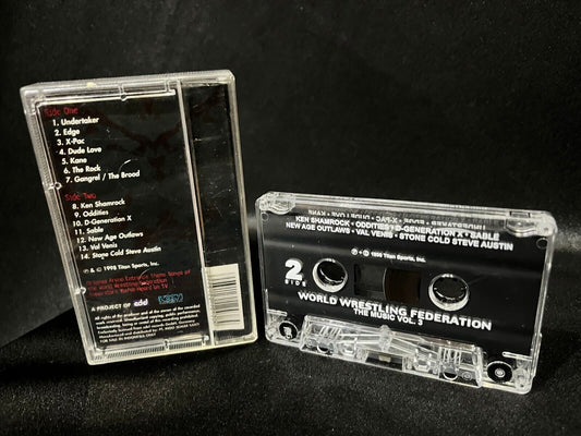 WWF The Music, Vol. 3 1998 Cassette - image 2