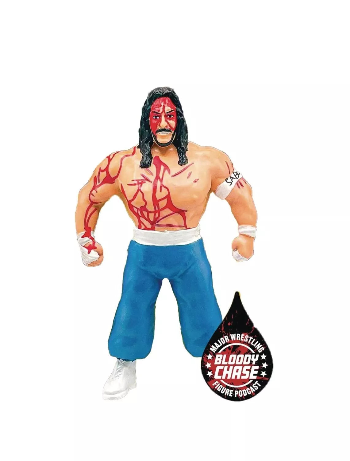 Major Wrestling Figure Podcast Major Bendies Extreme Series 1 Sabu (Bloody Chase) Action & Toy Figures PWcatalog