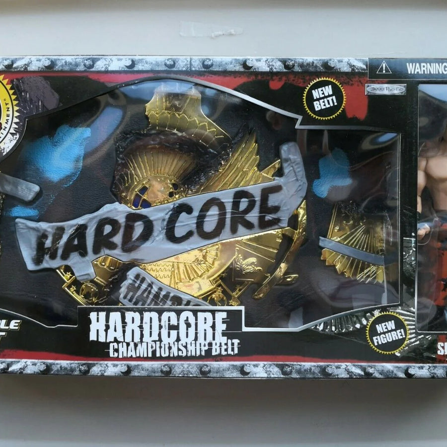 2005 WWE Jakks Pacific Hardcore Championship Belt [With Spike Dudley] Action & Toy Figures PWcatalog