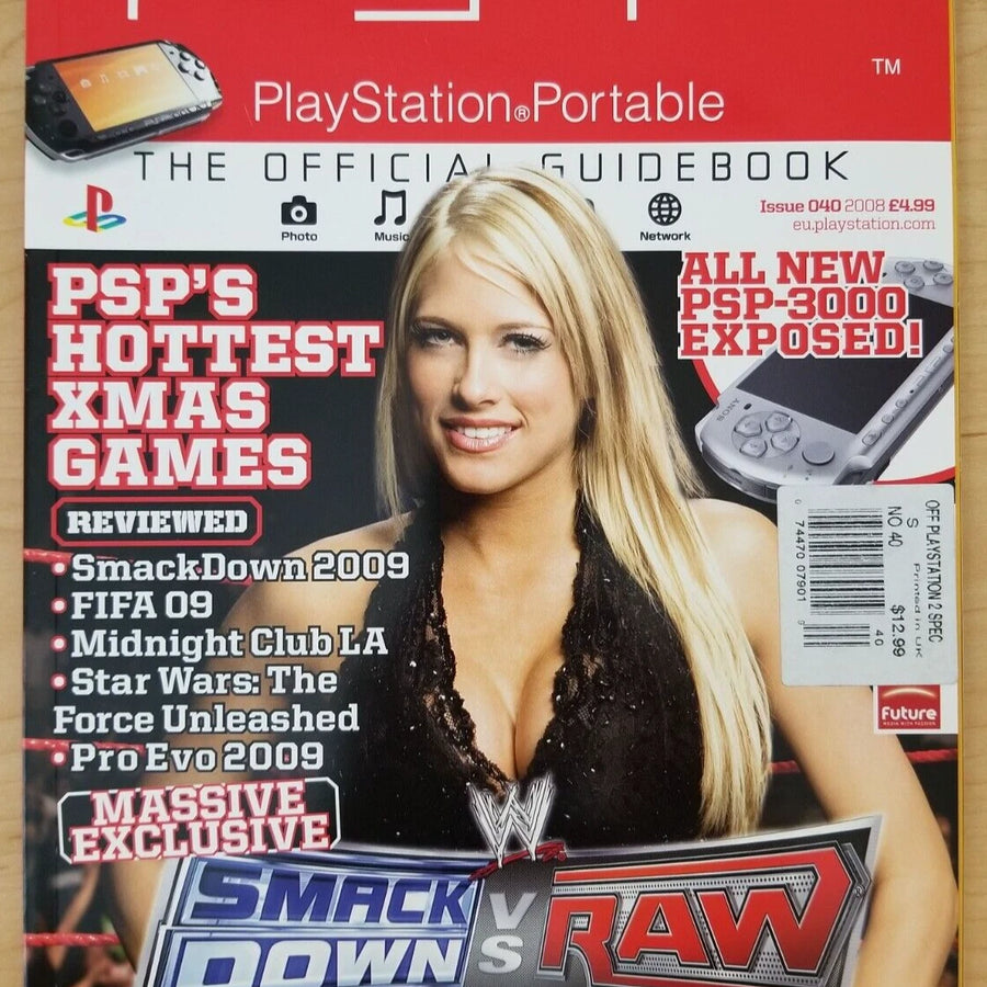 Playstation UK PSP Official Guidebook Magazine 2008 magazine PWcatalog