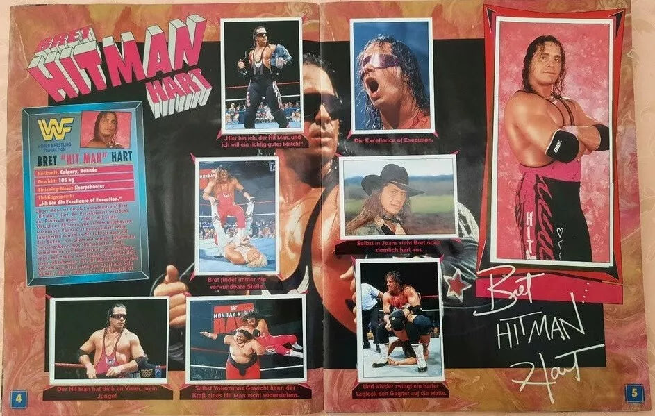 WWF Stickers Album 1995 Stickers Album PW Catalog