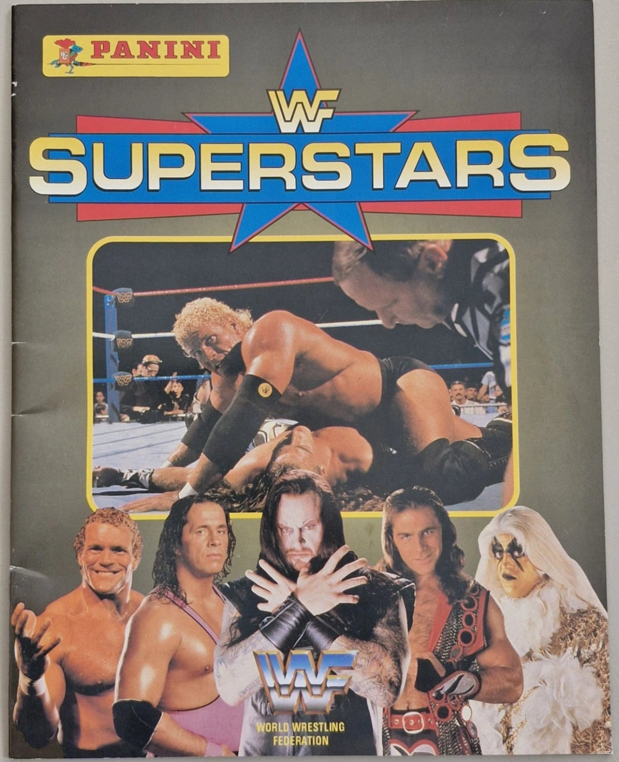 WWF Superstars Stickers Album 1997 Stickers Album PW Catalog