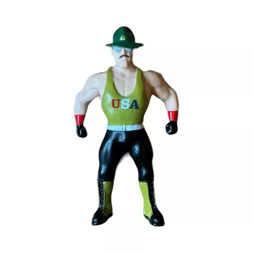 Major Wrestling Figure Podcast Major Bendies Sgt. Slaughter (Exclusive) Action & Toy Figures PWcatalog
