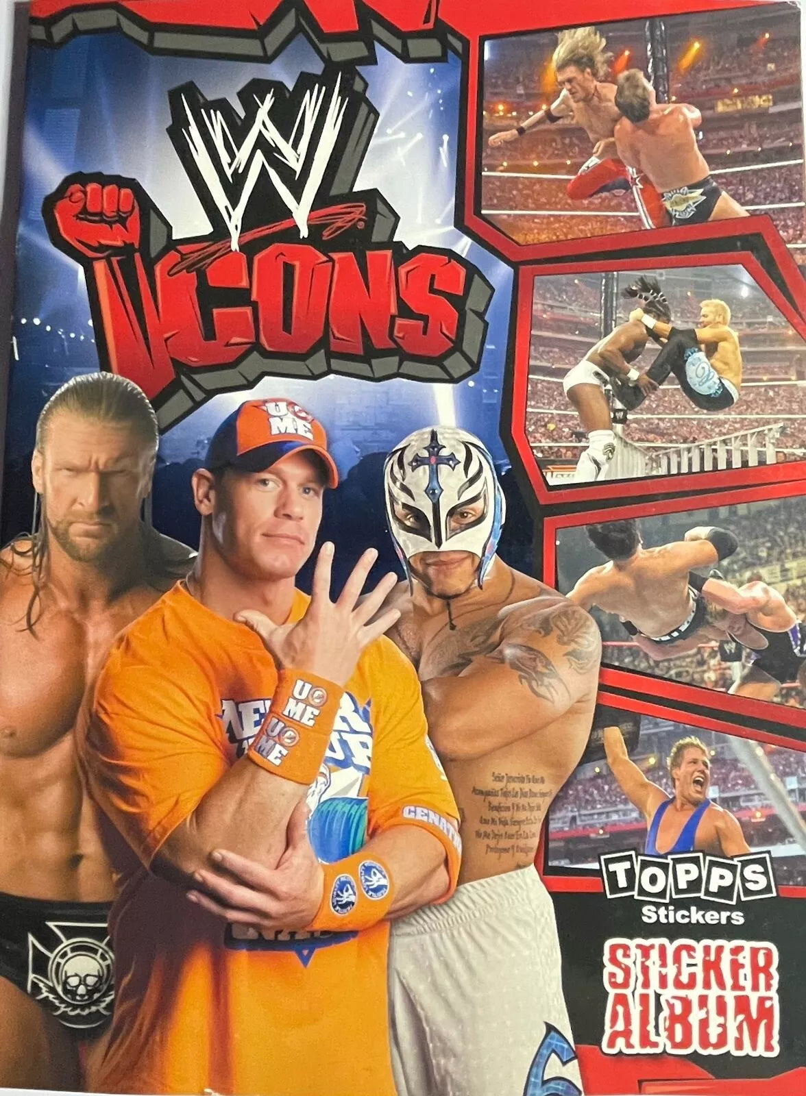 WWE Icons Stickers Album 2010 Stickers Album PW Catalog