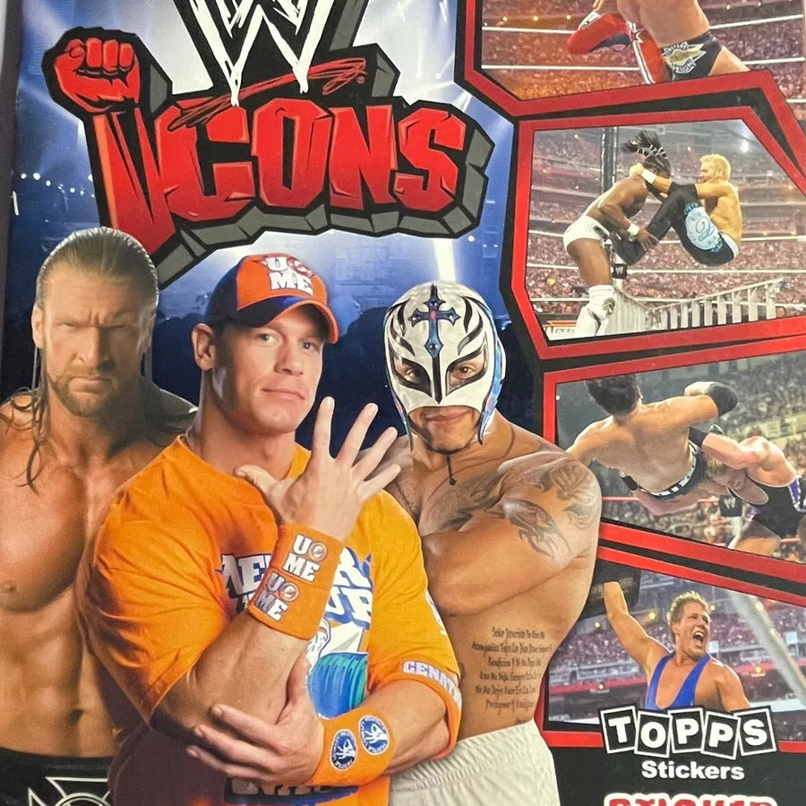 WWE Icons Stickers Album 2010 Stickers Album PW Catalog