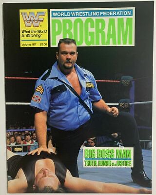 WWF Wrestling Program Volume 187 Magazine PWcatalog