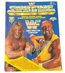 WWF Superstars Stickers Album 1991 Stickers Album PW Catalog