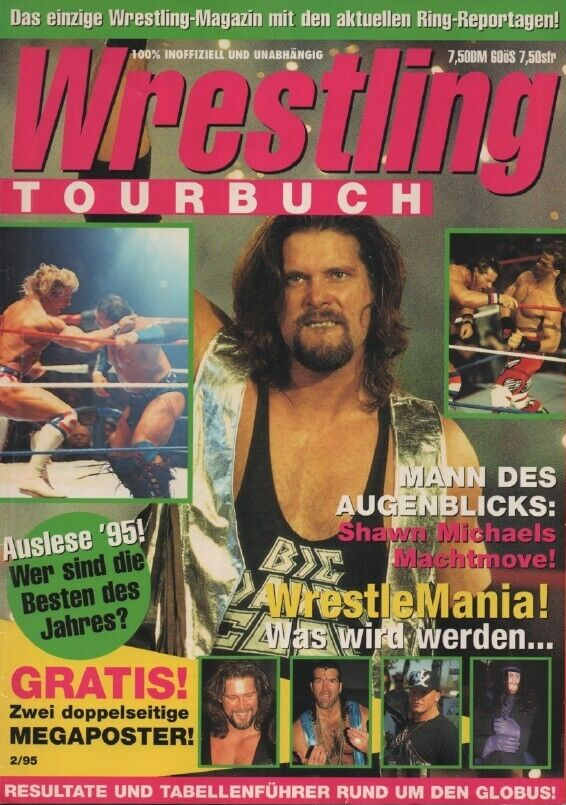 Wrestling Tourbuch 2/95 Magazine PWcatalog