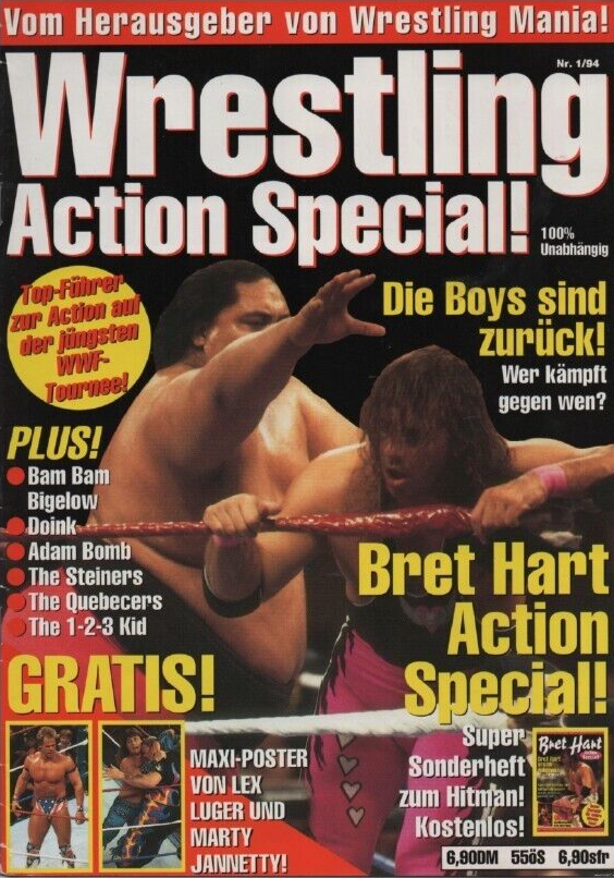 Wrestling Action Special 1/1994 Magazine PWcatalog