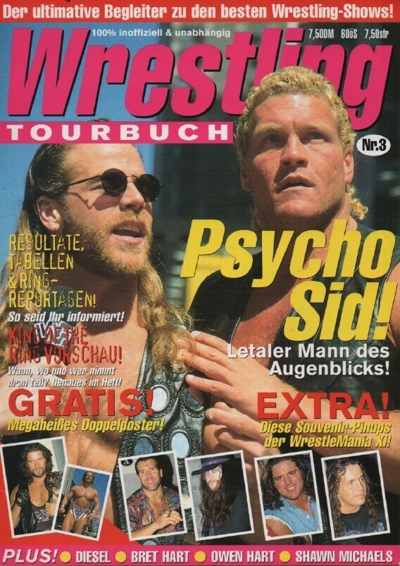 Wrestling Tourbuch 3/95 Magazine PWcatalog