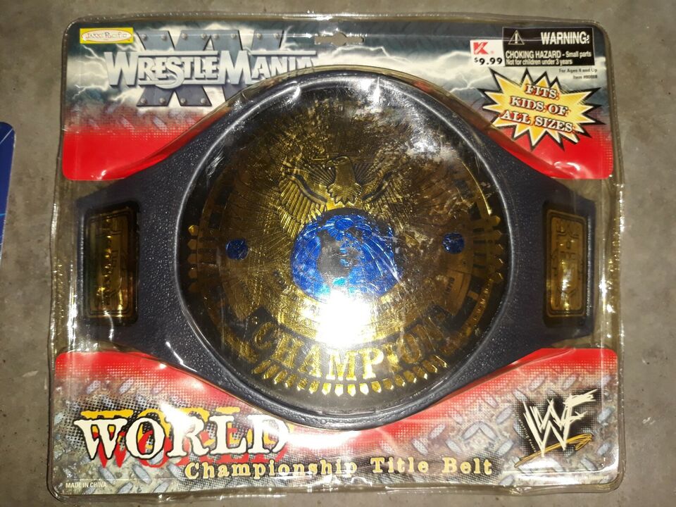 WWF Big Eagle Championship foam belt 1998 Wrestlermania XX by Jakks Pacific