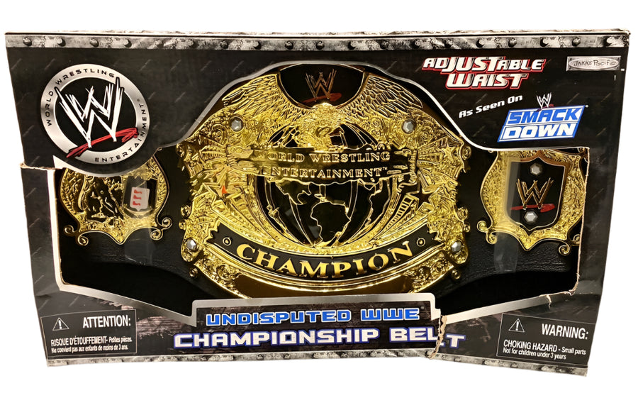 WWE Undisputed Championship foam belt by Jakks Pacific Smackdown PWcatalog