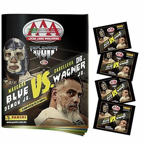 AAA Triplemania XXVII Blue Demon vs. Wagner Stickers Album 2019 From Mexico Stickers Album PW Catalog