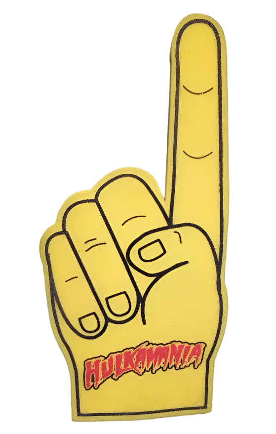 WWE Hulk Hogan Hulkamania foam finger 2002 Foam PWcatalog