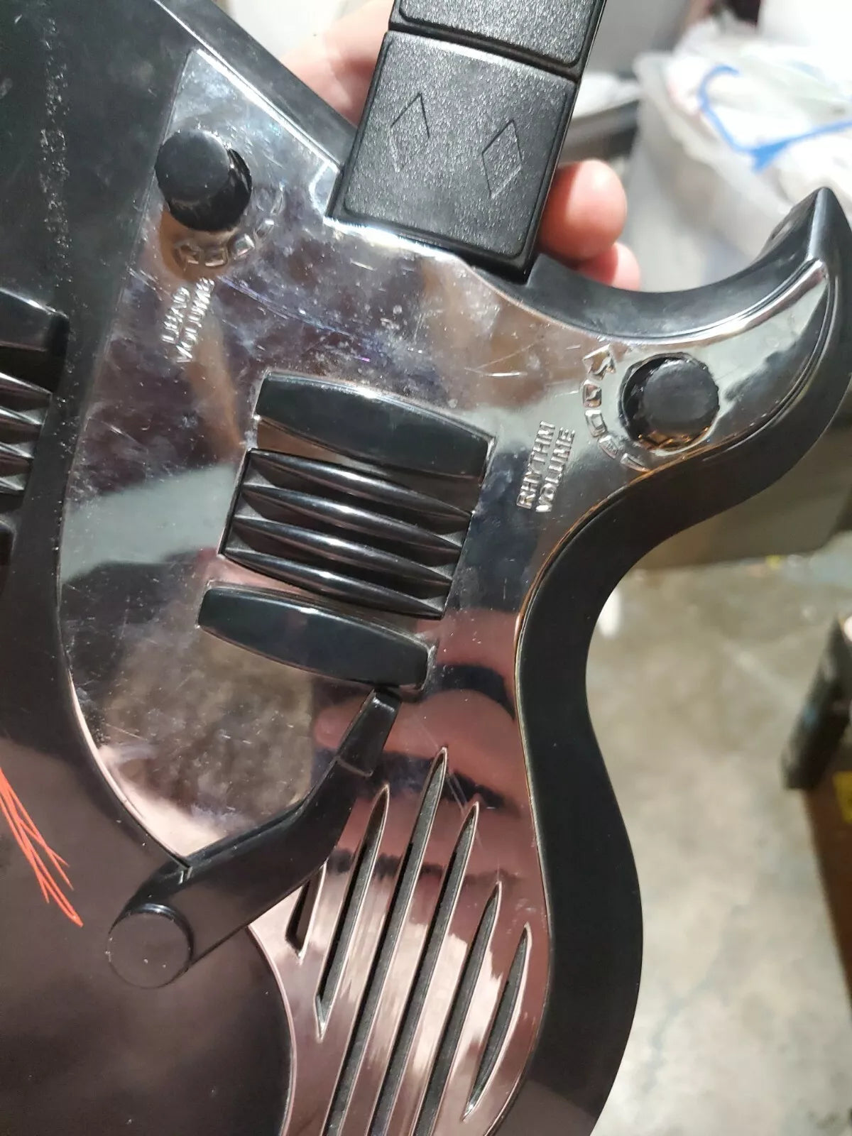 WWF Double Neck Guitar 1999 by DSI Toys PWcatalog