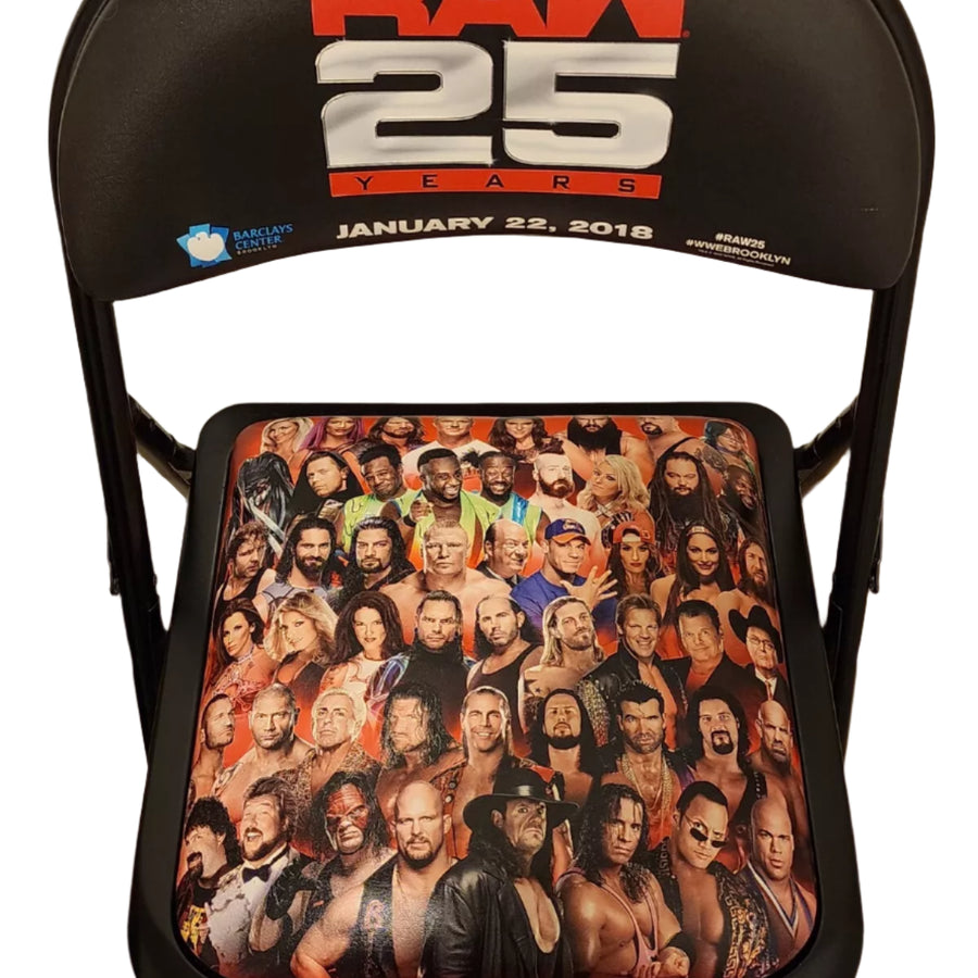 WWE Raw 25 Years January 22, 2018 Ringside Chair Chairs PWcatalog