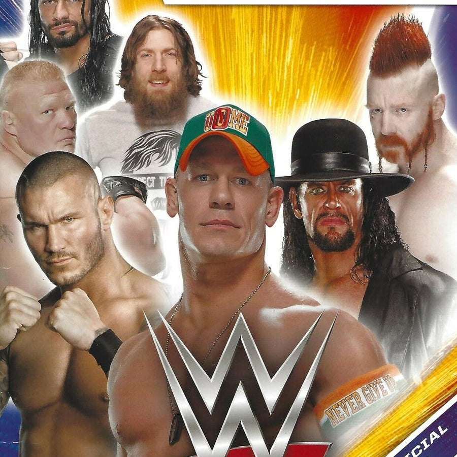 WWE La Completa A - Z de la WWE Stickers Album 2015 from Spain Stickers Album PW Catalog