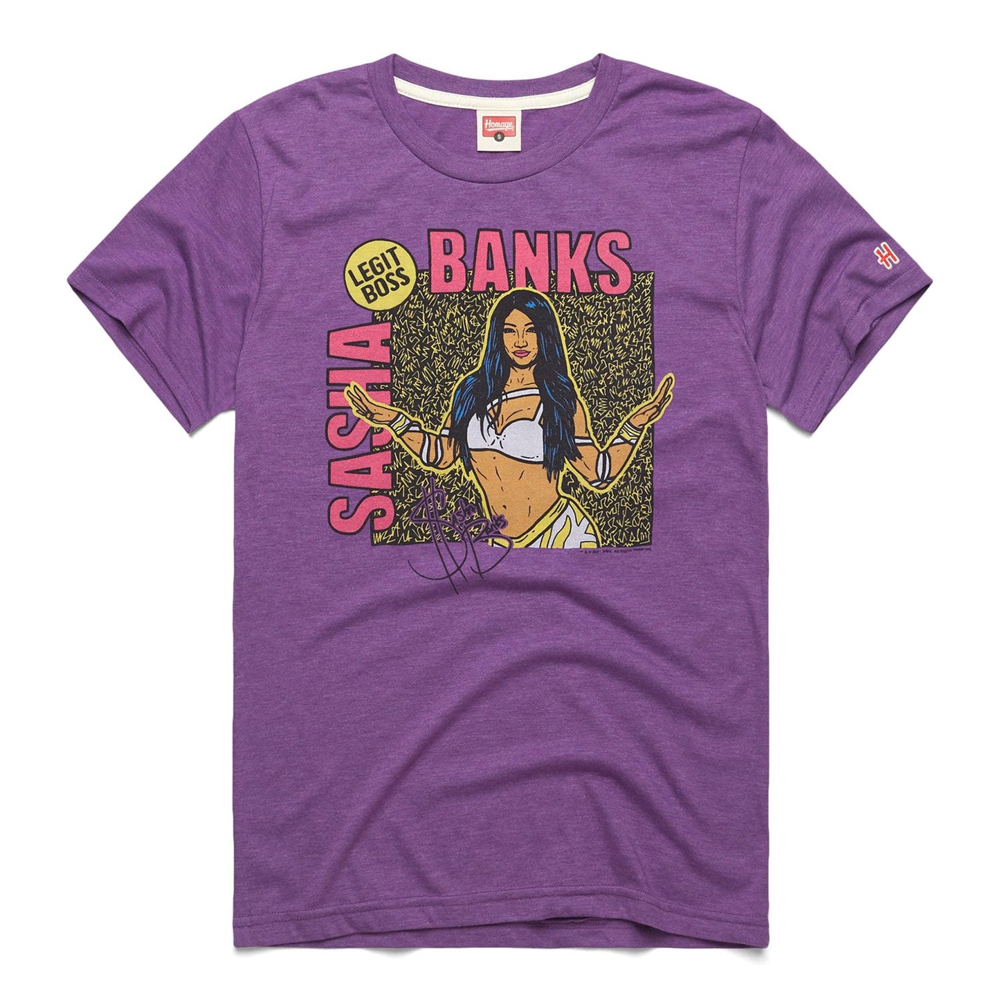 Sasha Banks "Legit Boss" Homage T-Shirt