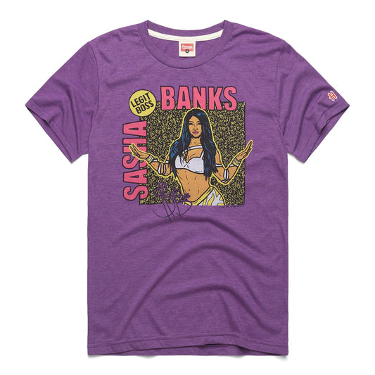 Sasha Banks "Legit Boss" Homage T-Shirt T-Shirt PWcatalog