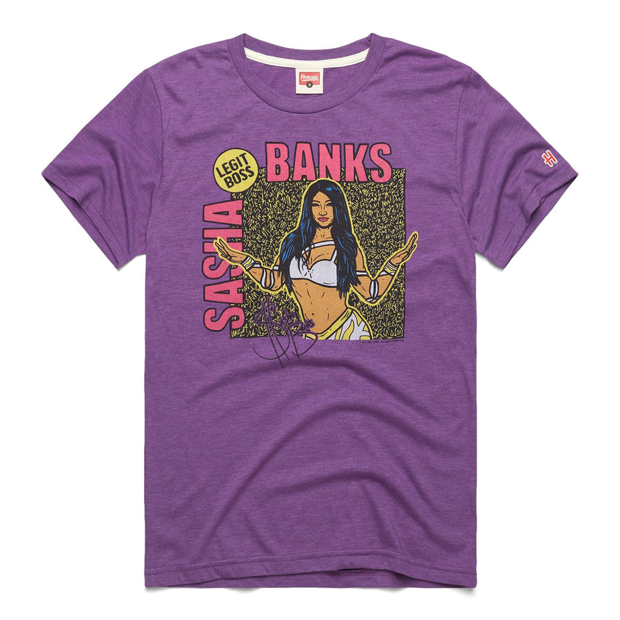 Sasha Banks "Legit Boss" Homage T-Shirt