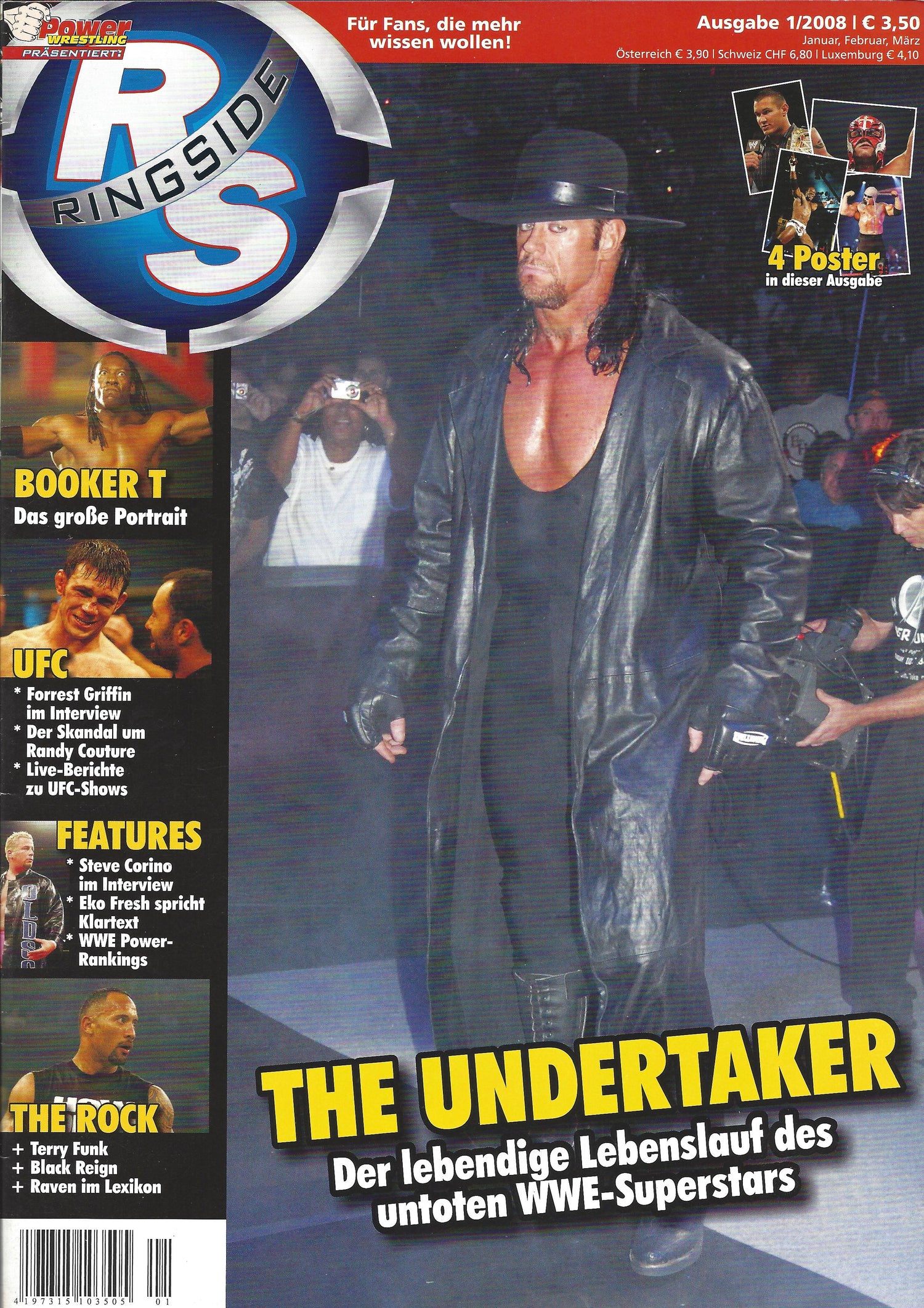 Ringside by Power Wrestling January 2008 Magazine PWcatalog