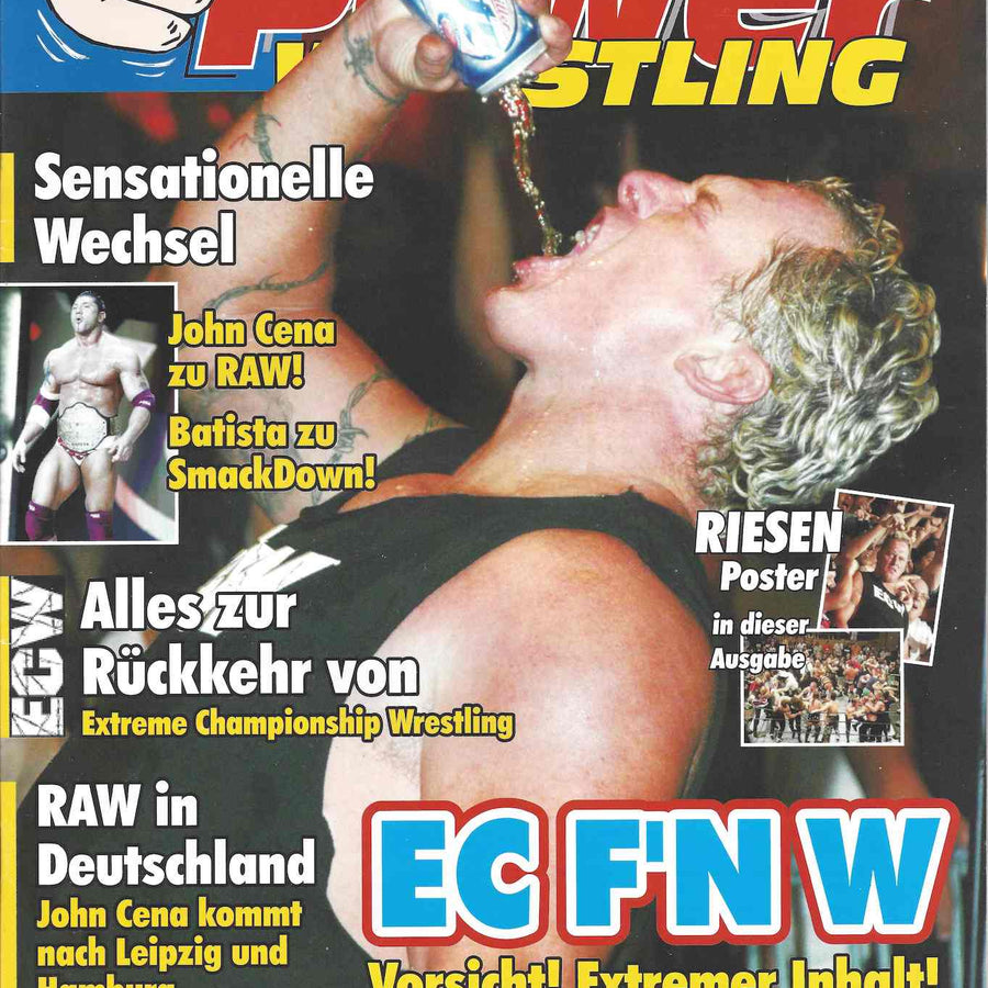 Power Wrestling Magazine August 2005 Magazine PWcatalog