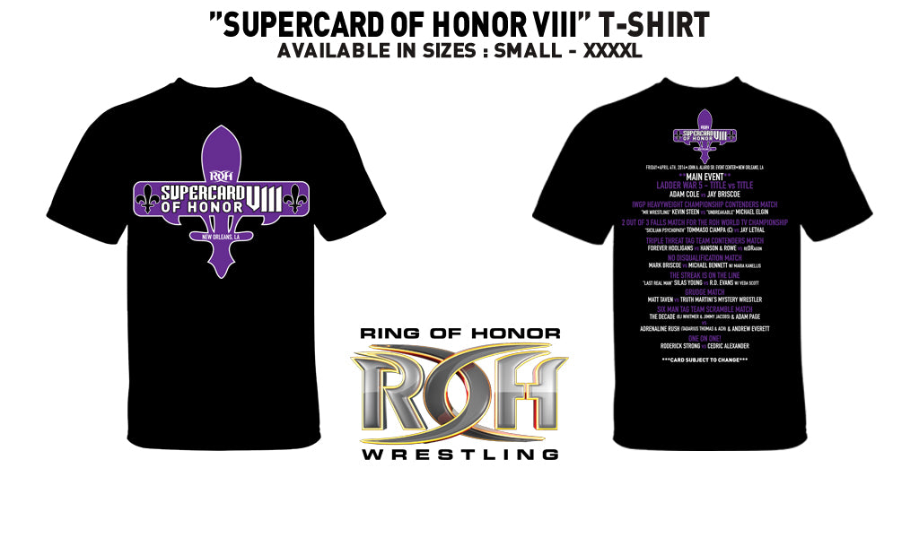SUPERCARD OF HONOR VIII EVENT T-SHIRT